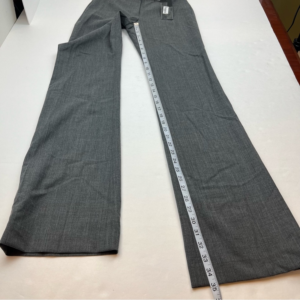 Nili Lotan Corette Pant Heather Grey Gray Pant Womens Size 0 Wool Blend NEW - Picture 10 of 14